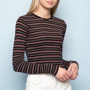 Brandy Melville ‘Santana’ striped longsleeve top